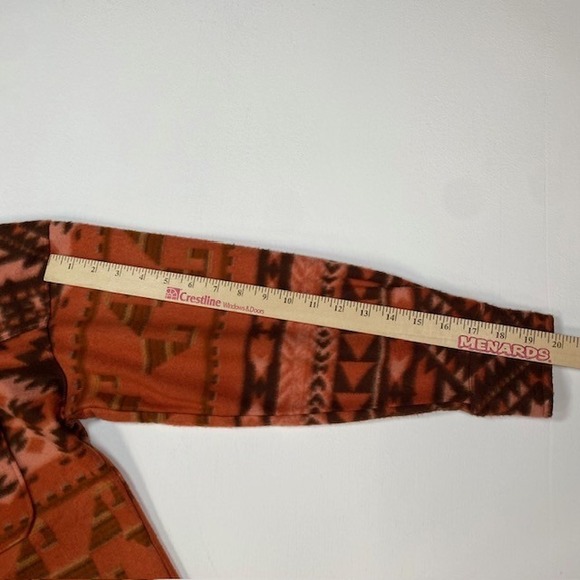 BKE Boyfriend Button Down Aztec Print Shirt - Womens‎ Medium - Western - Picture 6 of 7